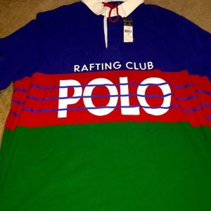 POLO RAFTING CLUB HI TECH BUTTON BRAND NEW
